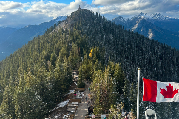 Banff Gondola Canada Rocky Mountains